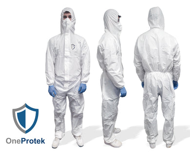 ONEPROTEK Combinaisons de Protection Type 5B/6B Jetables – Carton de 50