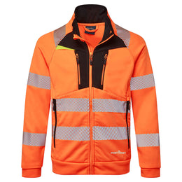 Sweat zippé col cheminée haute visibilité DX477 Portwest