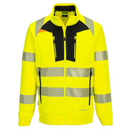 Sweat zippé col cheminée haute visibilité DX477 Portwest