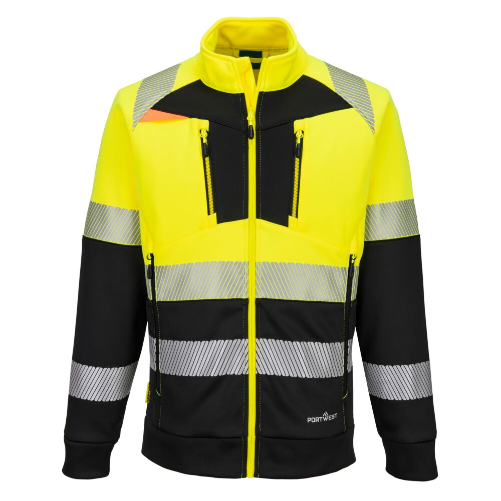 Sweat-shirt zippé DX4 HV Classe 1