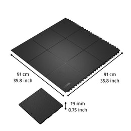 Dalle antifatigue caoutchouc Cushion Ease Solid™ 19 mm – Notrax 556
