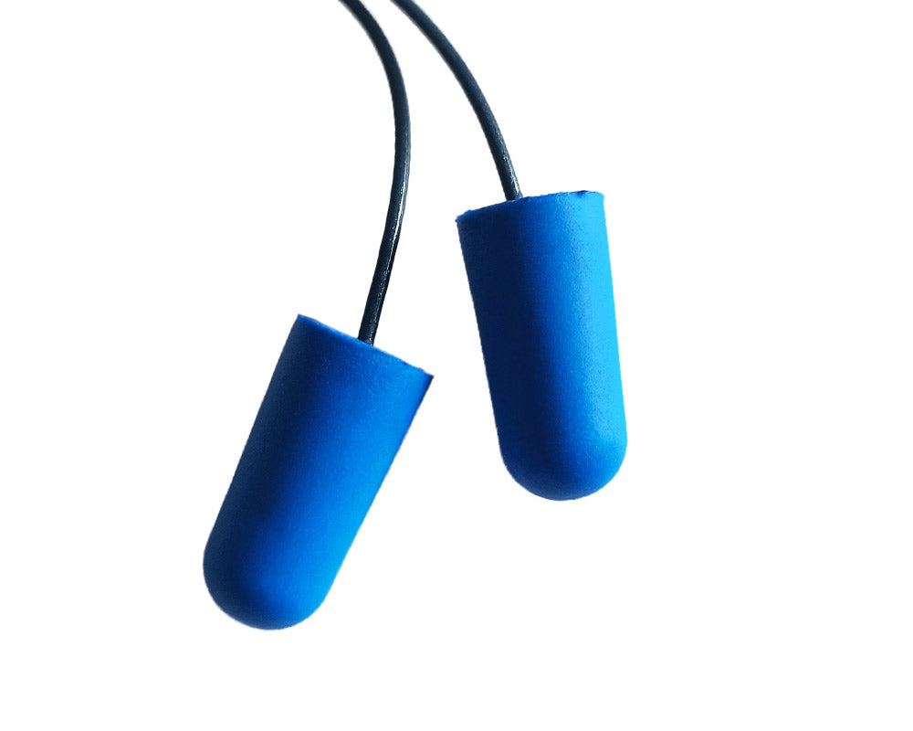 ONEPROTEK Bouchons d'Oreilles Jetables Détectables 35dB avec Cordon – Carton de 10 sachets de 200 paires