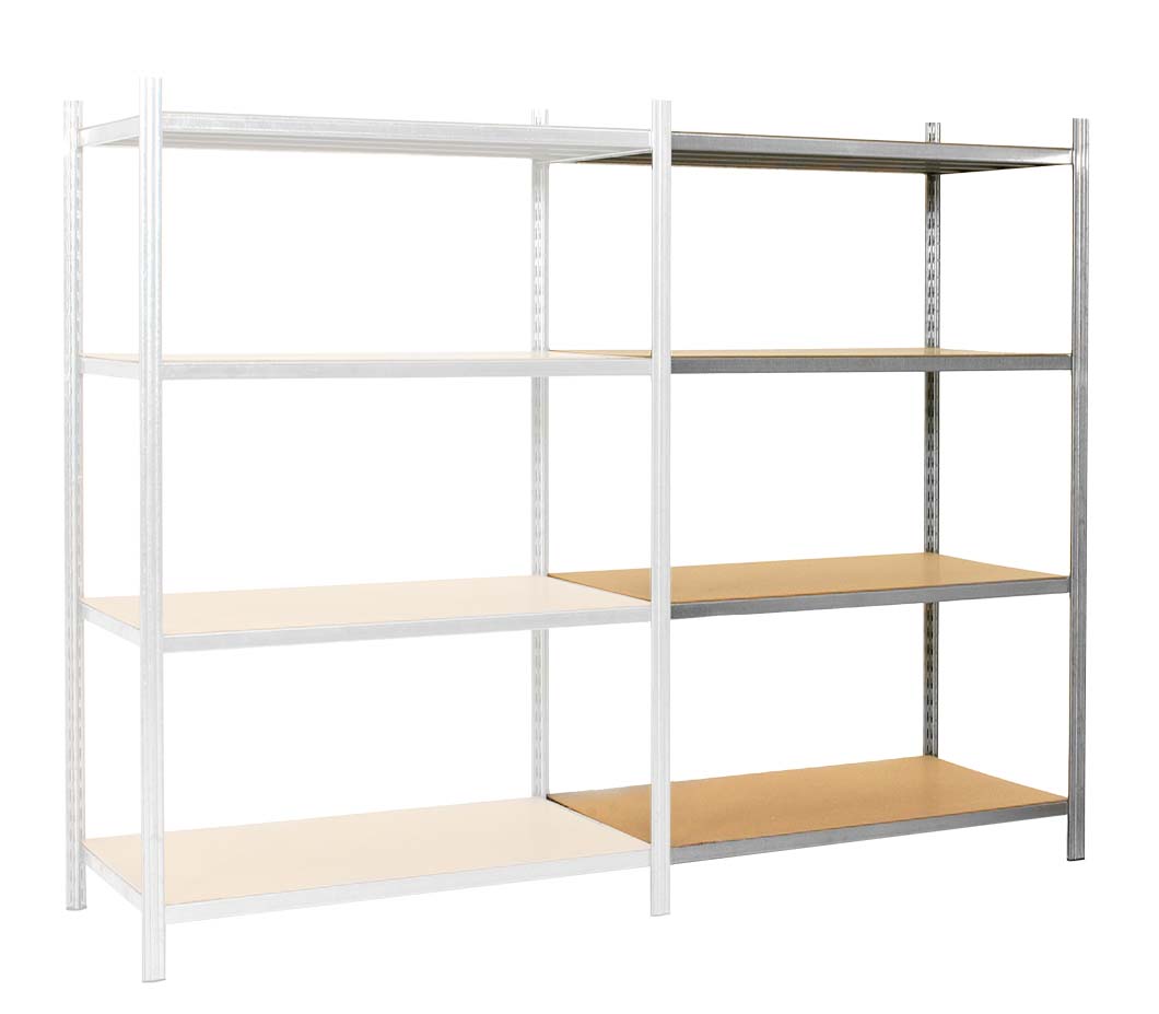 Rayonnage galvanisé Epsiline à tablettes tubulaires
