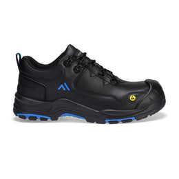 Chaussure Basse Apex S3S ESD HRO SR SC FC19 Noir/Bleu Portwest