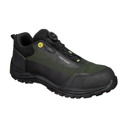 Chaussures Girder Composite Mid S3S ESD SR FO FE05 Noir/Vert Portwest