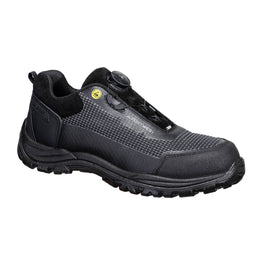 Chaussures Girder Composite Mid S3S ESD SR FO FE05 Noir/Vert Portwest