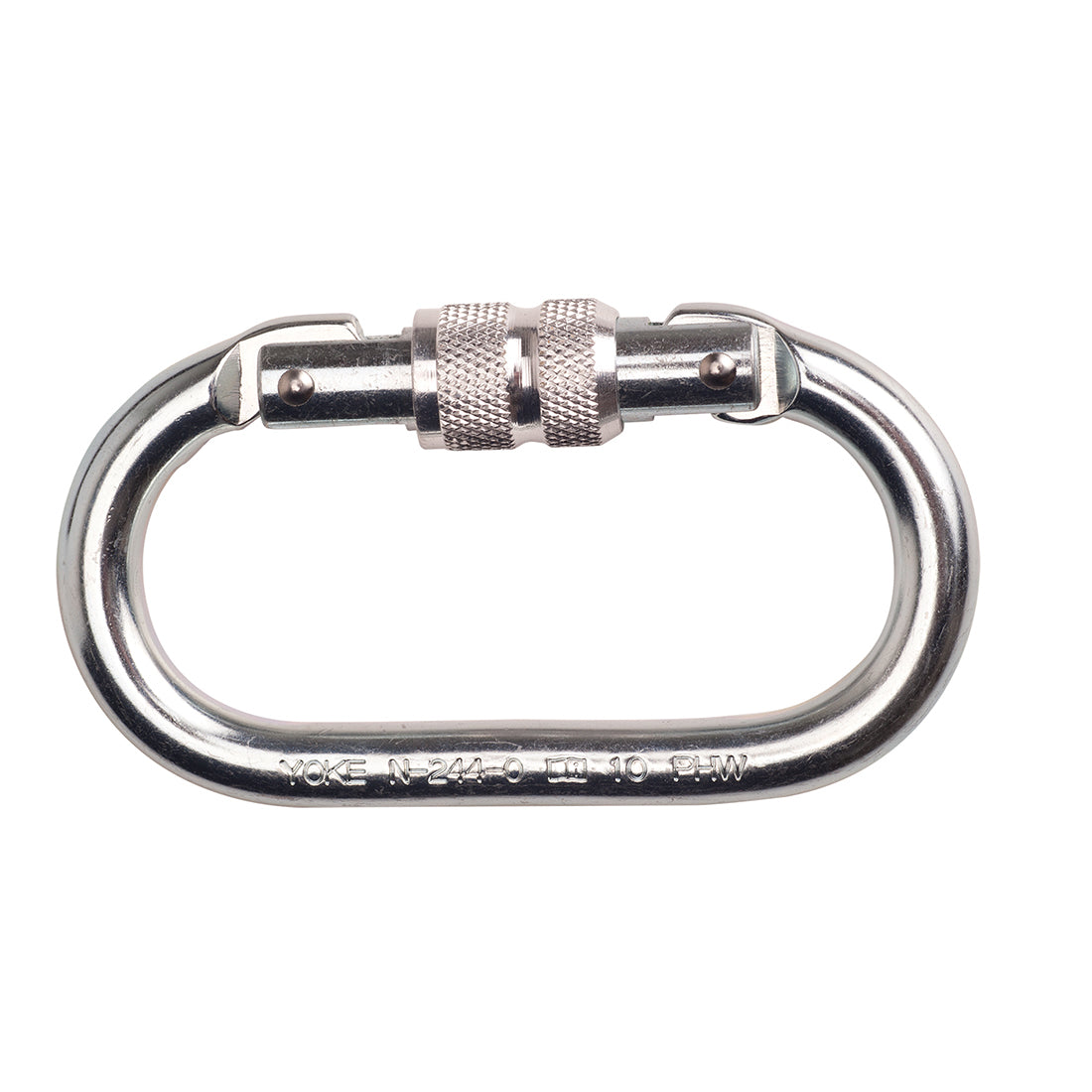Mousqueton Ovale Acier Fermeture Vis 106mm