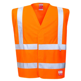 Gilet HV antistatique et flamme résistant