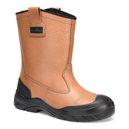 Botte de Sécurité d'Hiver Type Rigger Cuir S3 CI HI FO SC SR Portwest FT23