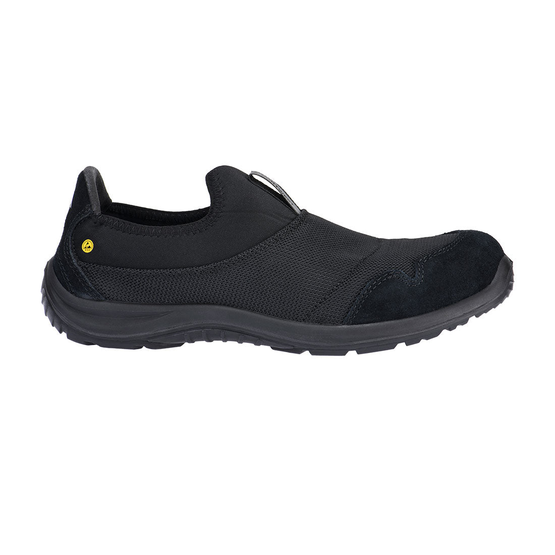 Chaussure enfilable textile avec embout acier – S1P SR FO ESD