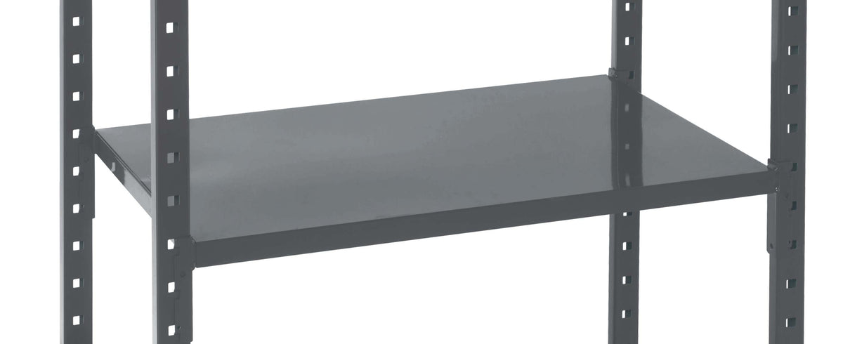 Tablette pour rayonnage Fliplus, tubulaire ou tôlée, 500 kg