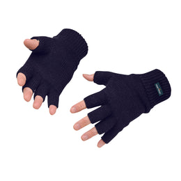 Gant Hiver GL14 Mitaine Doigts Dégagés Noir Portwest