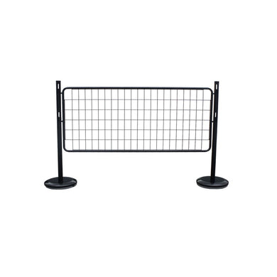 Kit poteaux acier avec grille