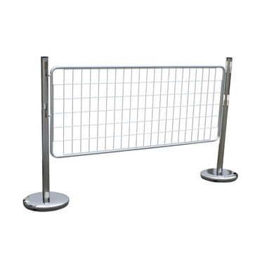 Kit poteaux acier avec grille