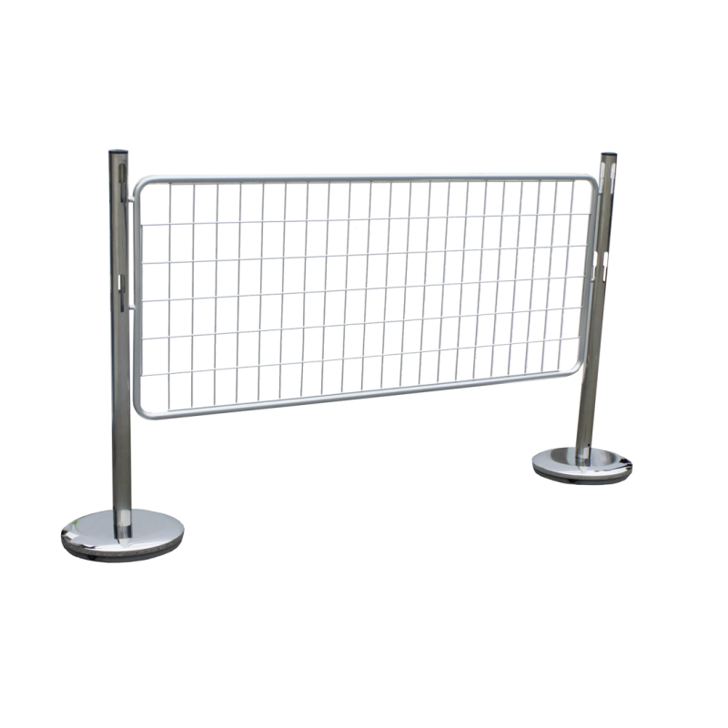 Kit poteaux acier avec grille