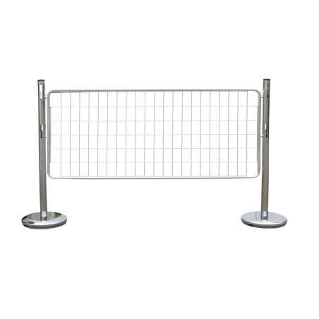 Kit poteaux acier avec grille