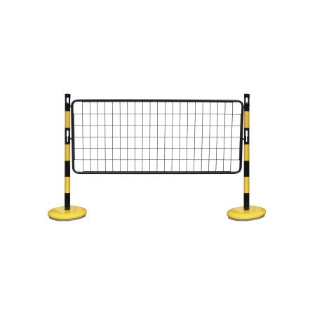 Kit poteaux acier avec grille