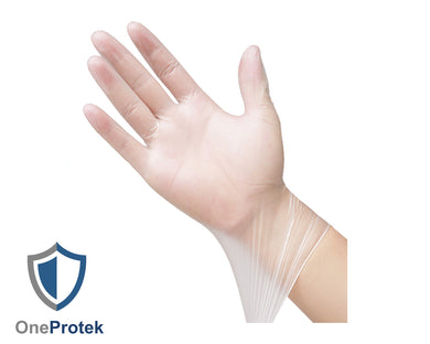 Gants d'Examen Vinyle Transparents 5 g – Carton de 10 boîtes de 100