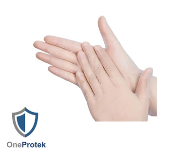 Gants d'Examen Vinyle Transparents 5 g – Carton de 10 boîtes de 100
