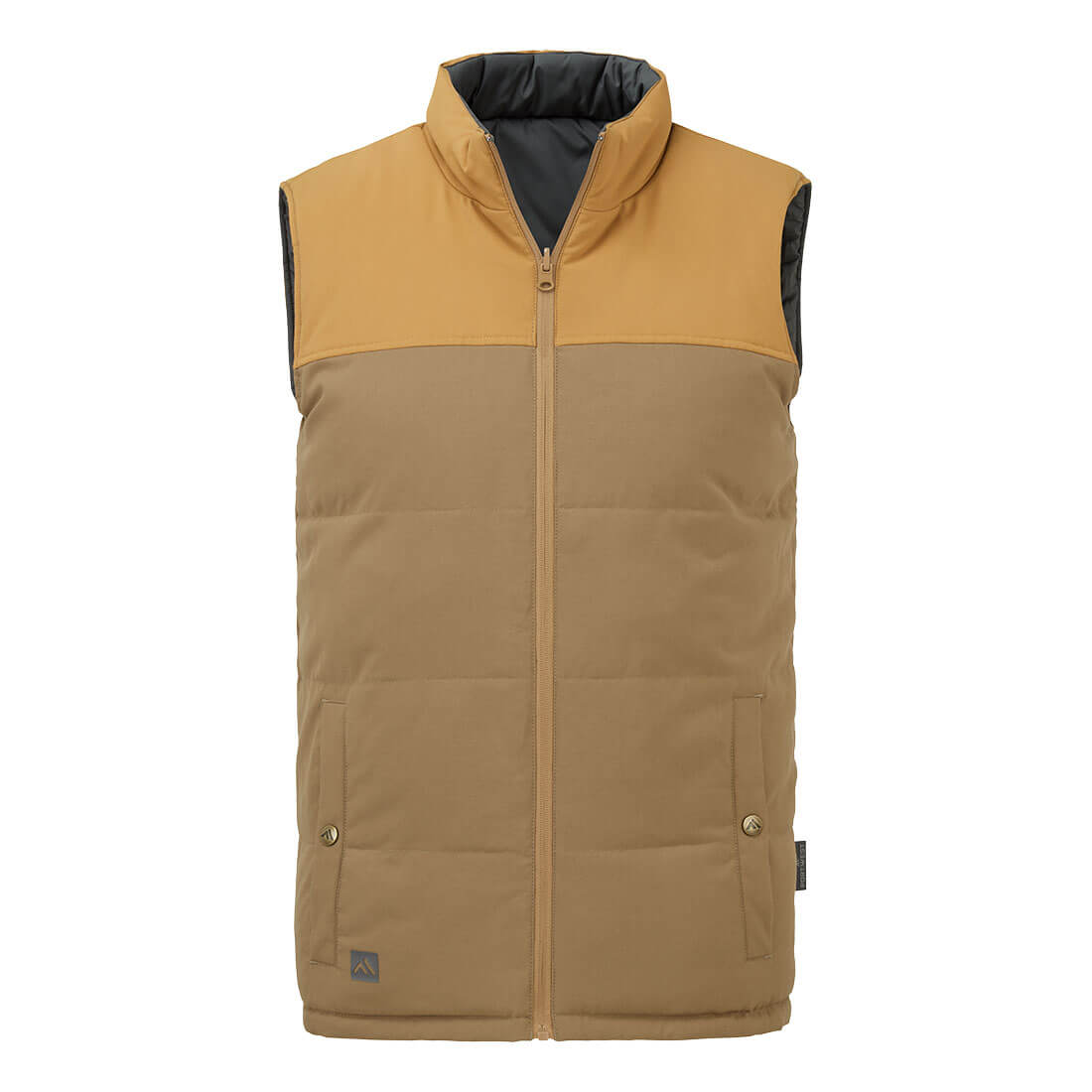 Gilet réversible KA3 Marron café