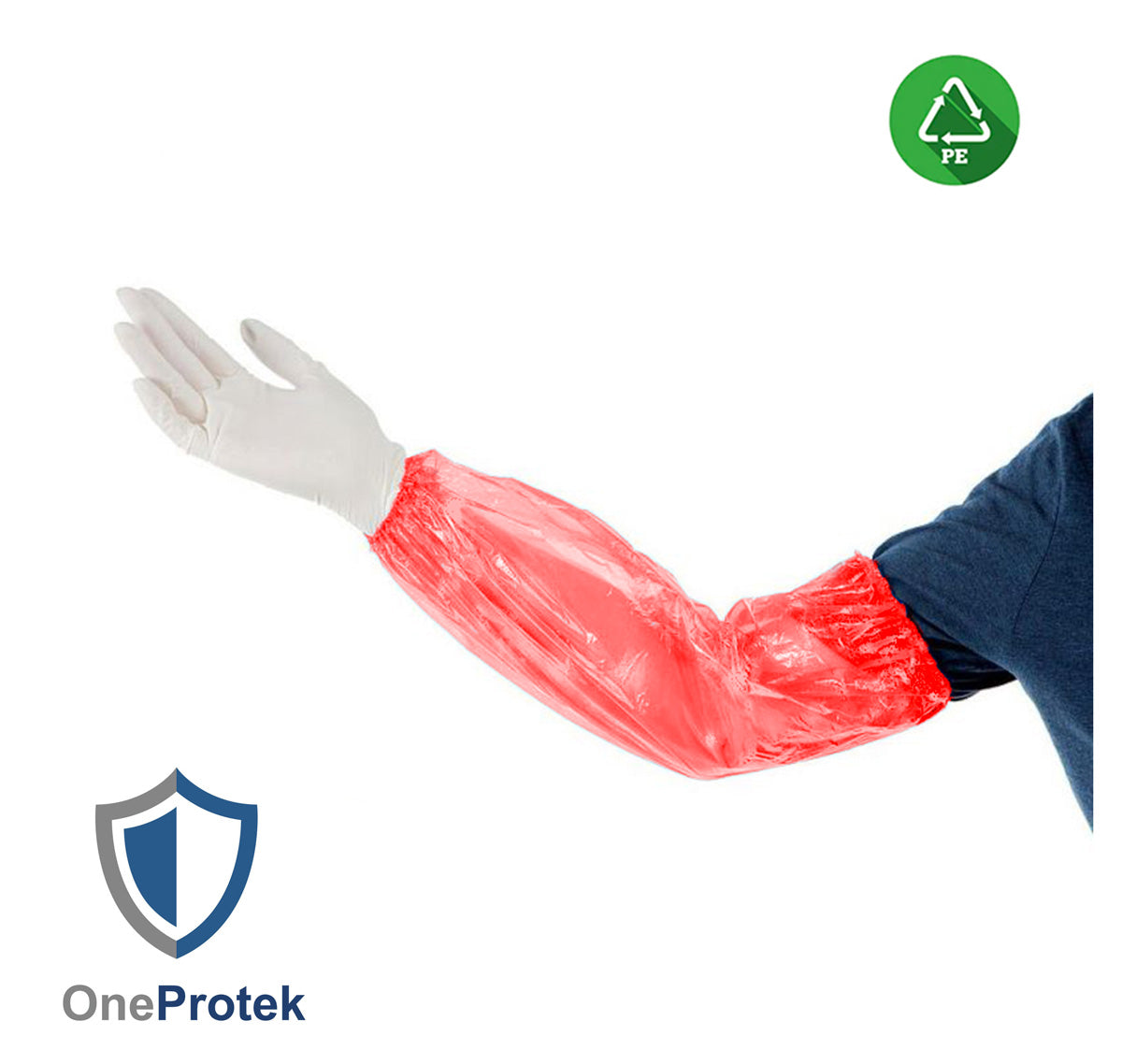 ONEPROTEK Manchettes de Protection Jetables 45 cm – Carton de 20 sachets de 100