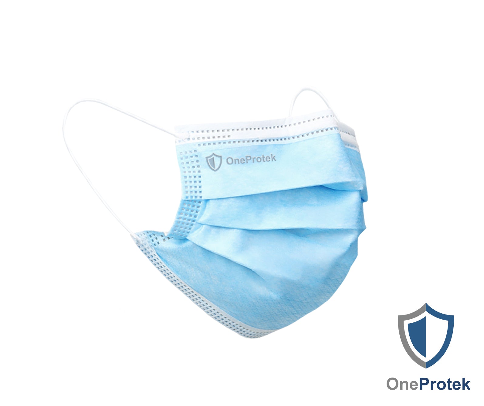 ONEPROTEK Masques Chirurgicaux 3 Plis Type IIR EN 14683 – Carton de 40 boîtes de 50