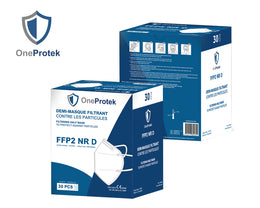 Masque FFP2 NR D OneProtek (Boîte de 30)