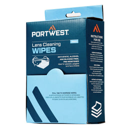 Lingettes Nettoyantes Lunettes PA01 Portwest x100