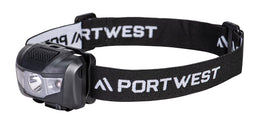 Lampe Frontale COB 180° Super Brillante PA71 Noir Portwest