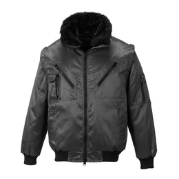 Blouson Pilote Noir Grand Froid PJ10 Portwest