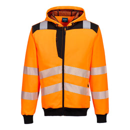 PW3 - Sweat à capuche zippé Haute-Visibilité