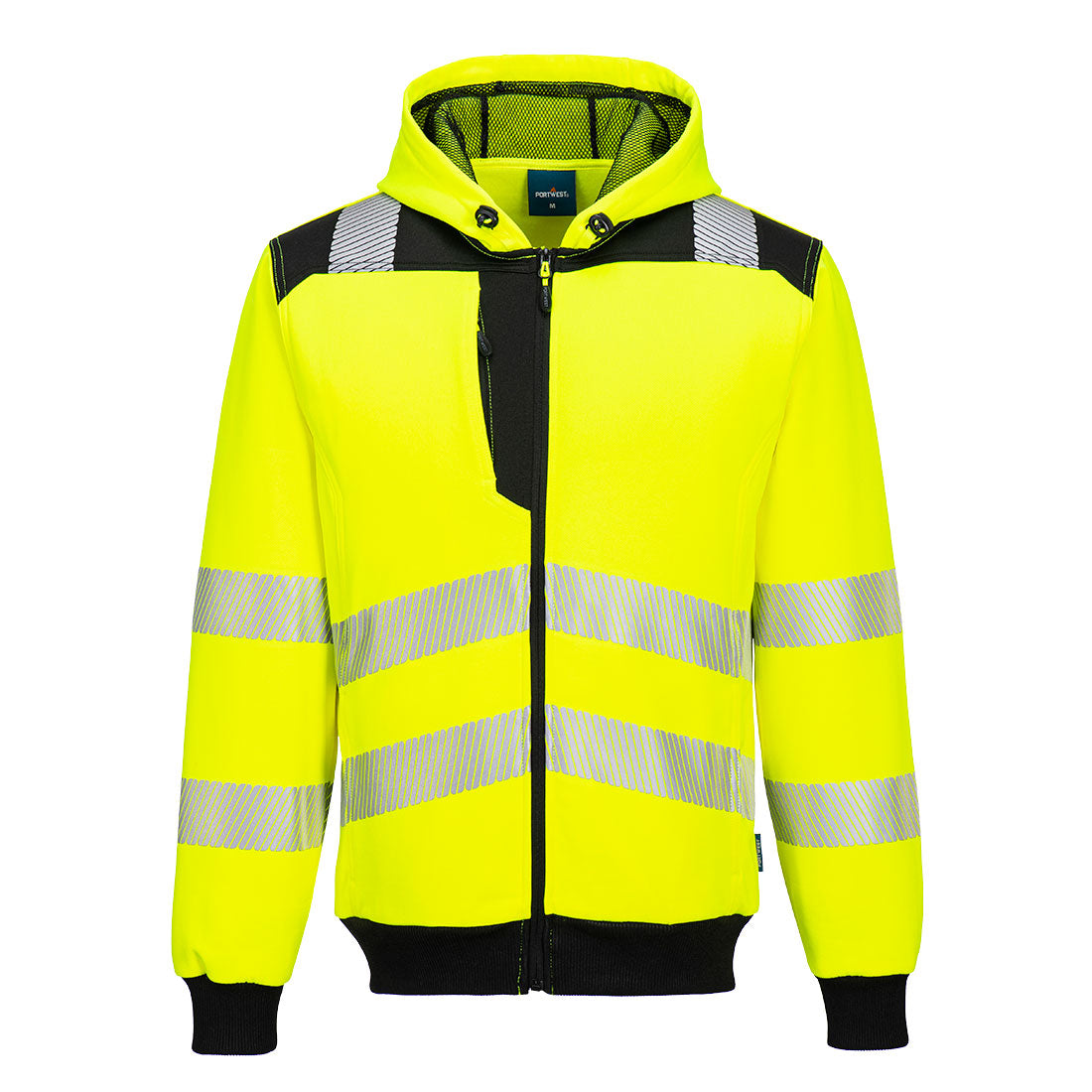 PW3 - Sweat à capuche zippé Haute-Visibilité