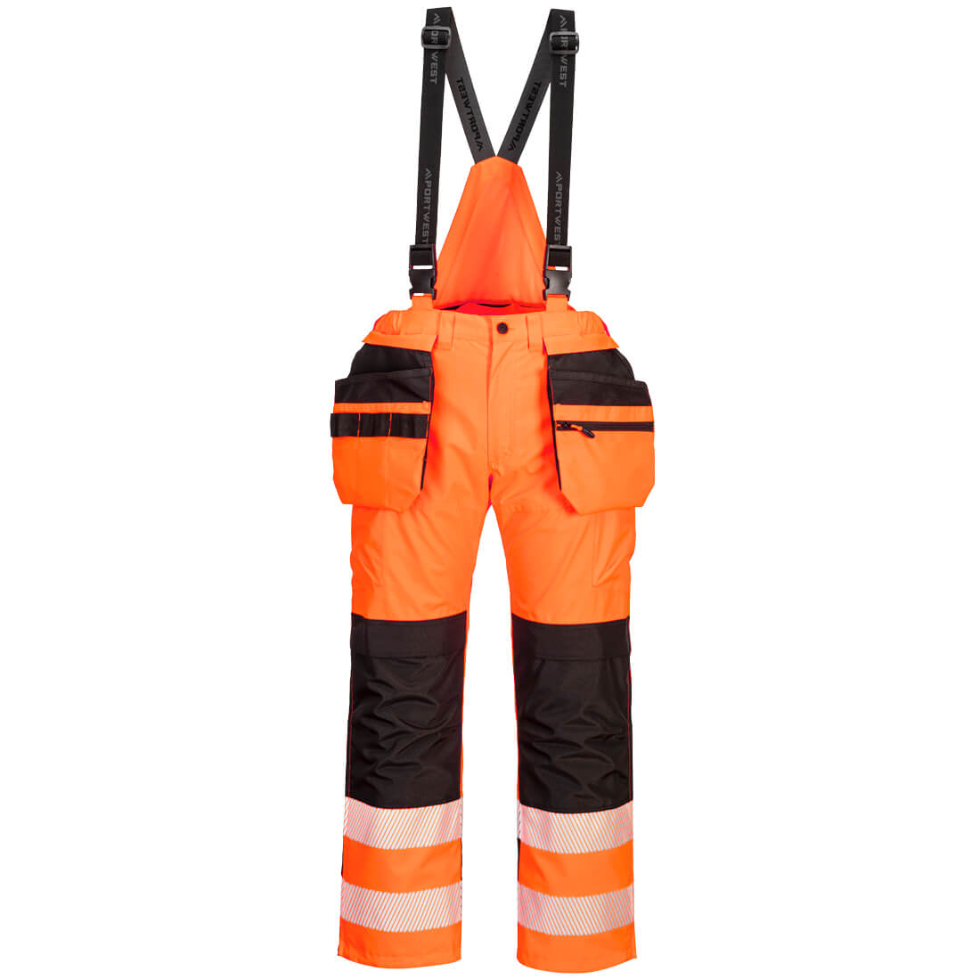 Pantalon de Pluie à Bretelles Haute Visibilité PW356 Portwest