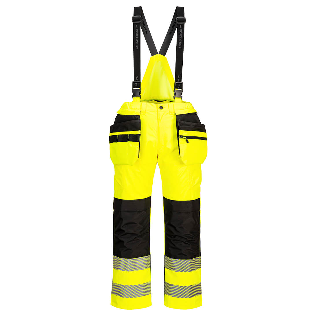 Pantalon de Pluie à Bretelles Haute Visibilité PW356 Portwest