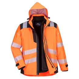 Parka PW3 3-en-1 haute visibilité