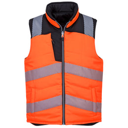 PW374 - Bodywarmer réversible haute visibilité PW3