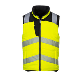 PW374 - Bodywarmer réversible haute visibilité PW3