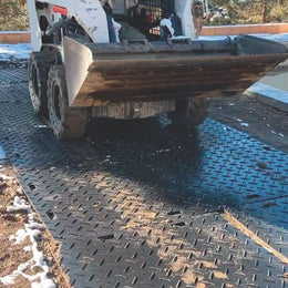 Plaque de roulage MambaMAT™ PEHD 2,44 x 1,22 m, jusqu'à 95 t – Checkers