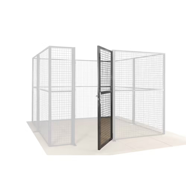Porte battante supplémentaire pour box grillagé, H. 2200 x L. 1000 mm
