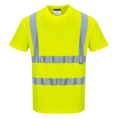 T-Shirt Coton Confort Manches Courtes Bande Propreté