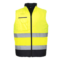 Gilet Bodywarmer Haute Visibilité Bicolore Matelassé S267 Portwest