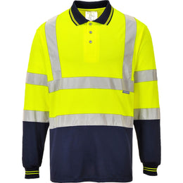 Polo Haute Visibilité Bicolore Nid d'Abeille S279 Portwest
