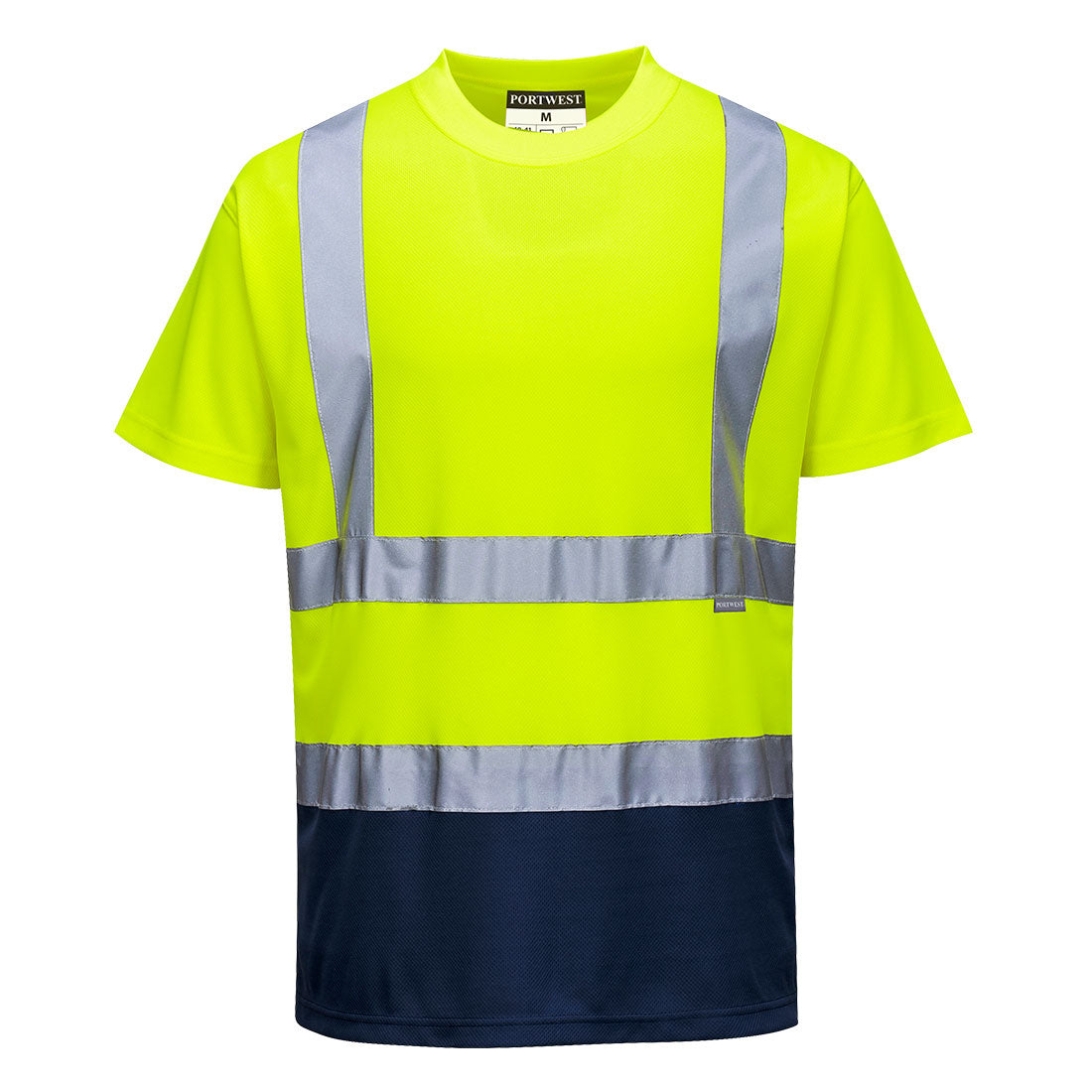 T-Shirt Bicolore Haute Visibilité Ajustement Généreux