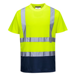 T-Shirt Haute Visibilité Bicolore Nid d'Abeille S378 Portwest