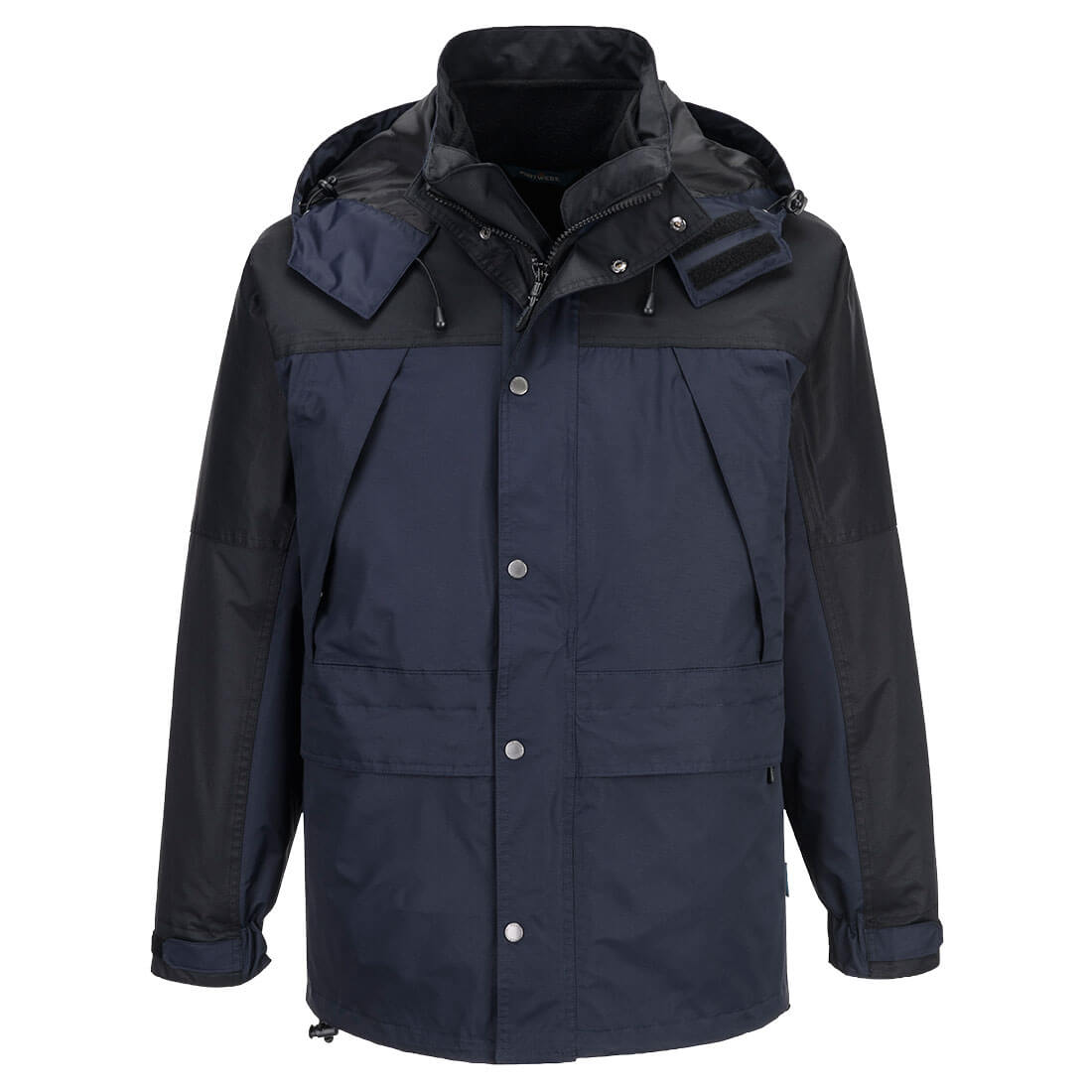 Veste 3-en-1 Nylon Imperméable Doublée Polaire