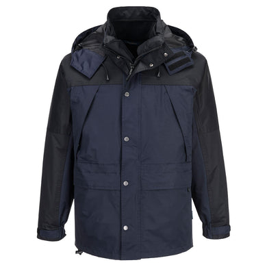 Veste 3-en-1 Nylon Imperméable Doublée Polaire