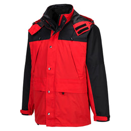 Veste 3-en-1 Nylon Imperméable Doublée Polaire