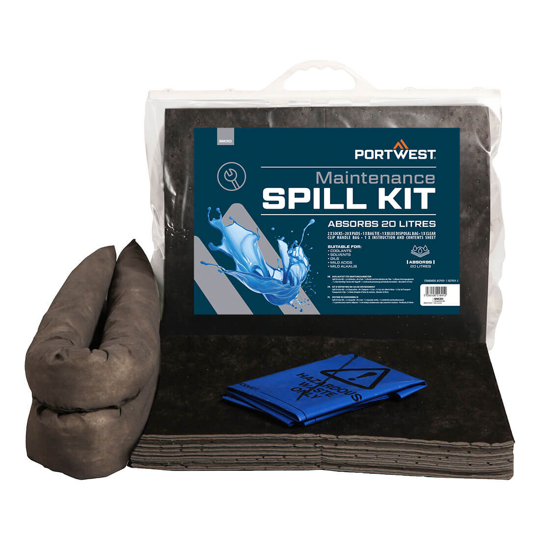 Kit Absorbants Maintenance Déversements