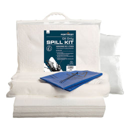 Kit Absorbant 50 Litres Hydrocarbures Uniquement SM61 Blanc Portwest