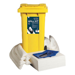 Kit Absorbants 120 Litres Hydrocarbures Uniquement SM63 Blanc Portwest